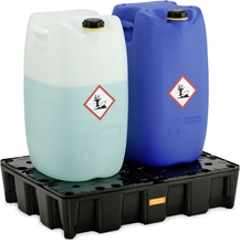 Bacs de rétention polyéthylène recyclé modulaires